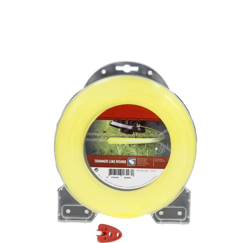 Maaidraad Geel Ø2.65 Mm 72 Meter Rond 3 Maaidraad Geel Ø2.65 Mm 72 Meter Rond